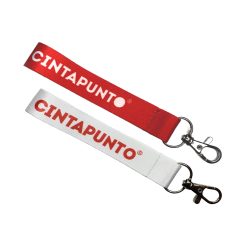 Breloc textil cu imprimare pe o singură parte